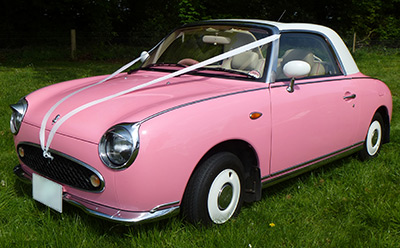 Pink Wedding Prom Birthday Car Hire in Norwich & Norfolk